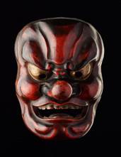 japanese-red-lacquer-and-gilded-cypress-wood-n-mask
